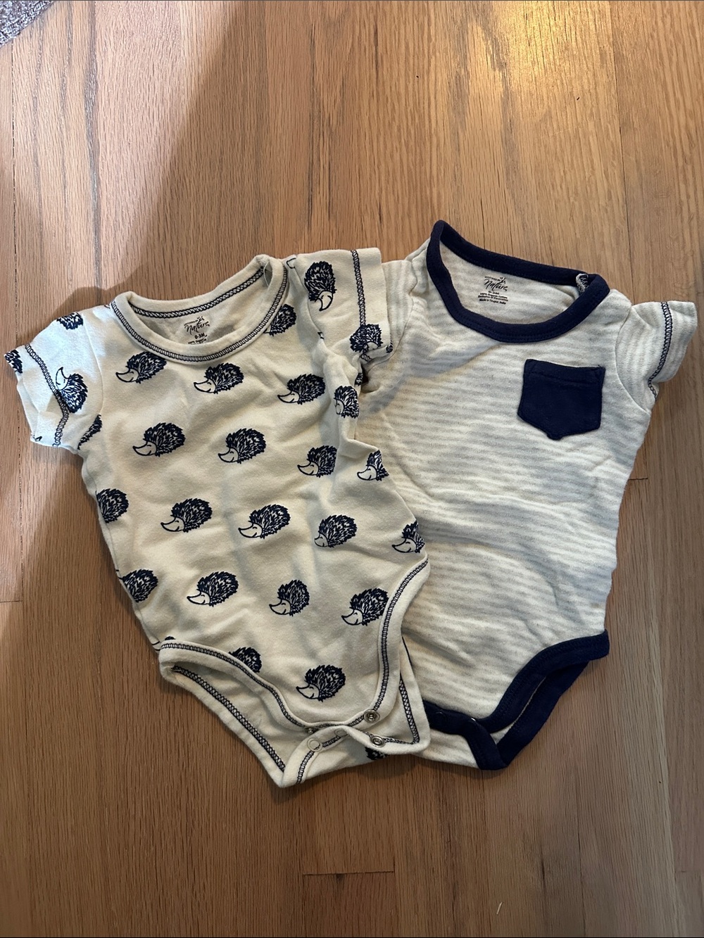 Touched By Nature Short-Sleeve Onesies ORGANIC COTTON